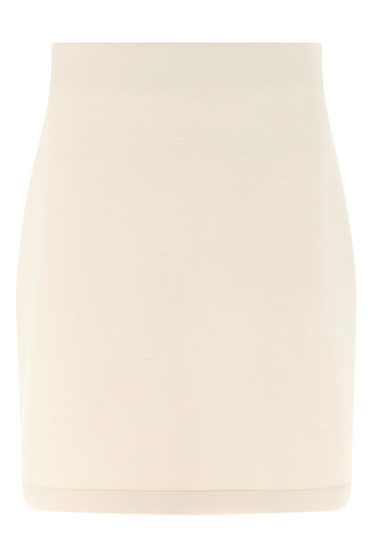 Кашемировая юбка-скайба Бежевая FABIANA FILIPPI GND266F389L7480145