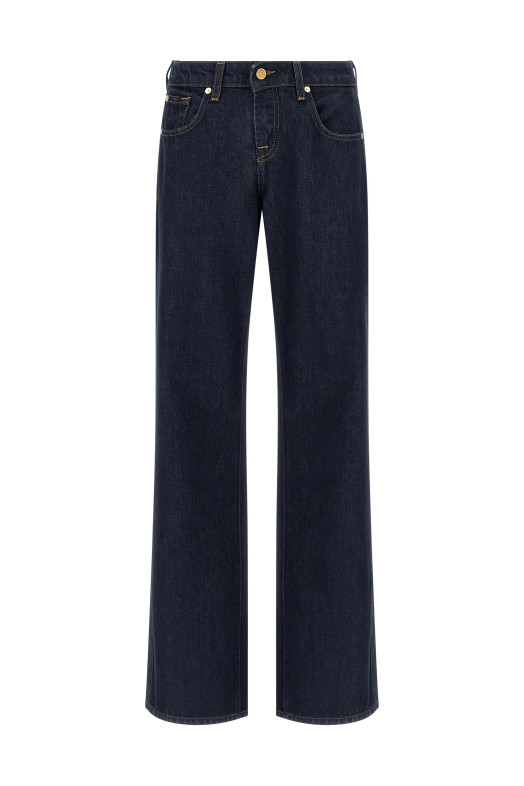 Джинсы с низкой талией Синие 7UD70E48U71ZI