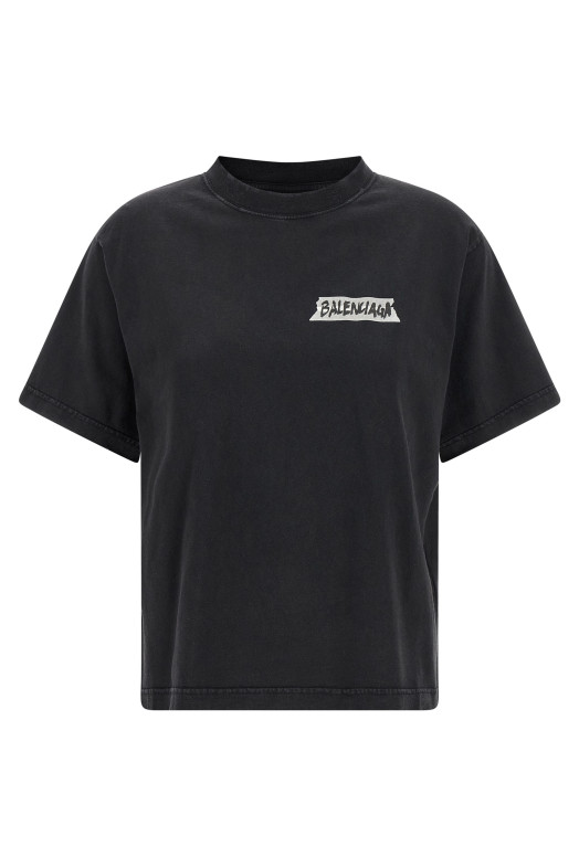 'Masking Tape' T-shirt Black