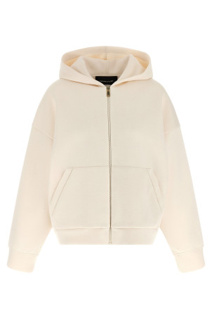 Кашемировый худи с капюшоном Scuba Бежевый FABIANA FILIPPI GCD266F158L7490145