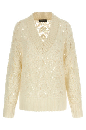 Platinum mohair sweater Beige