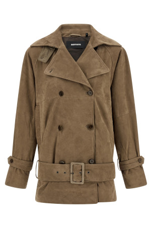 Замшева куртка Бежева ROTATE BIRGER CHRISTENSEN 11531016831683