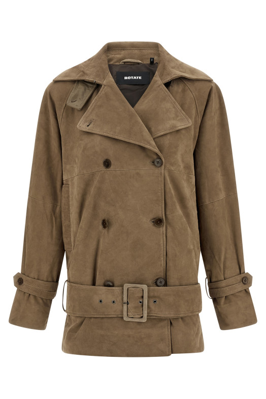 Замшева куртка Бежева ROTATE BIRGER CHRISTENSEN 11531016831683