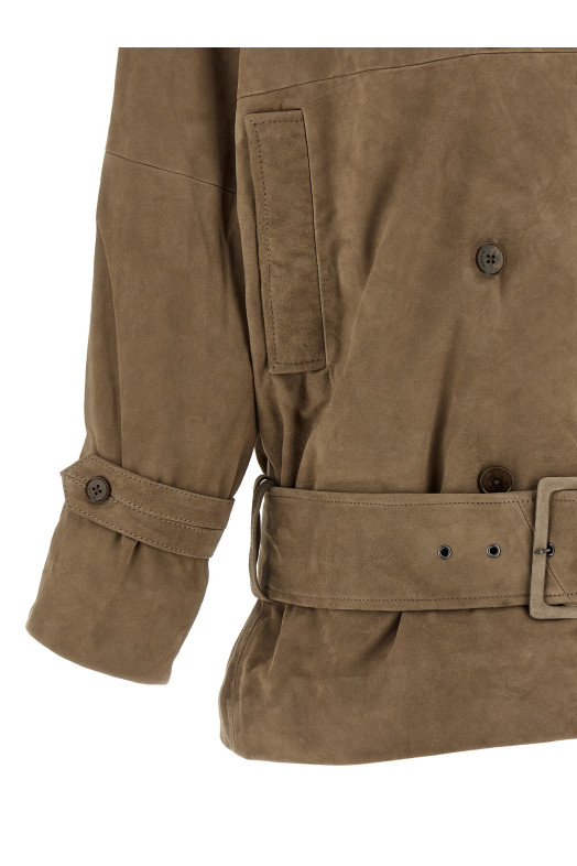 Замшева куртка Бежева ROTATE BIRGER CHRISTENSEN 11531016831683