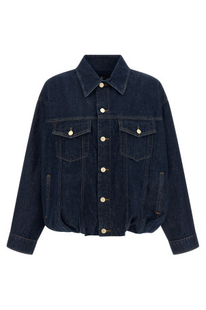 'Gathered' jacket Blue