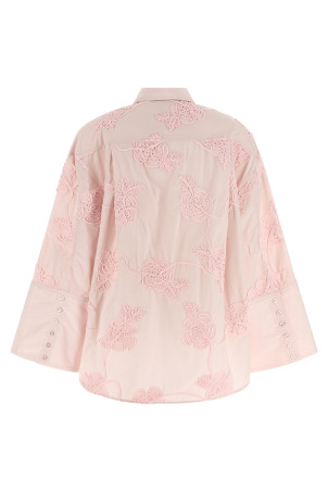 Сорочка з квітковою вишивкою Рожева ROTATE BIRGER CHRISTENSEN 11510318091809