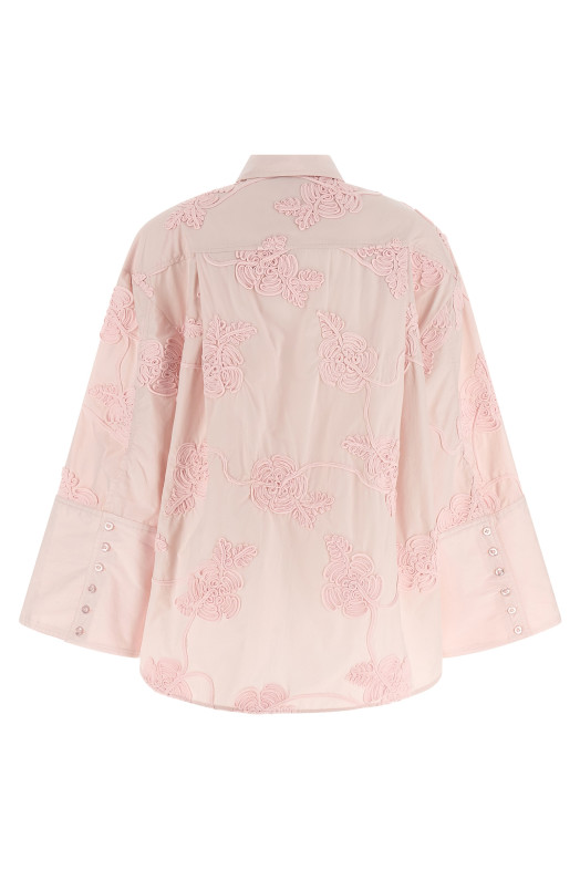 Сорочка з квітковою вишивкою Рожева ROTATE BIRGER CHRISTENSEN 11510318091809
