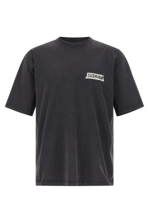 'Masking Tape' T-shirt Black