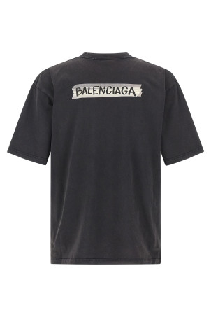 'Masking Tape' T-shirt Black