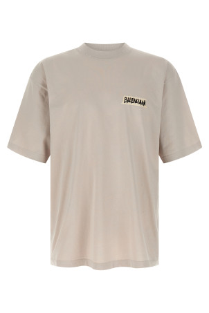 'Masking Tape' T-shirt Gray