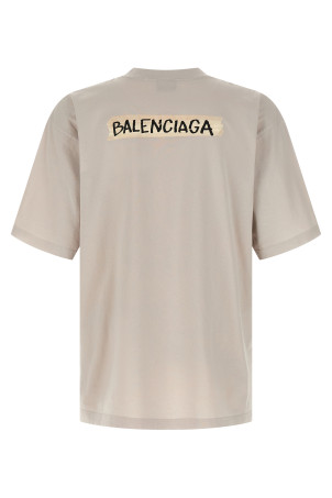 'Masking Tape' T-shirt Gray