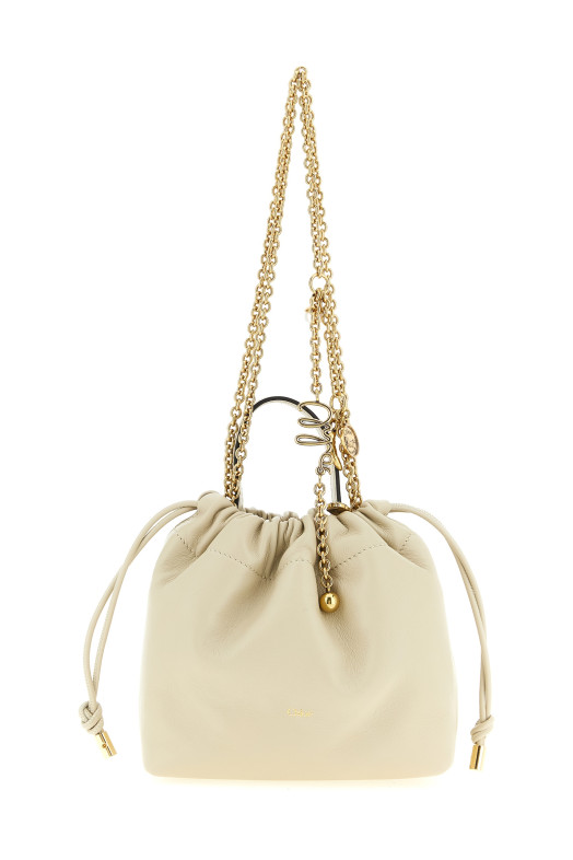 Міні-сумка через плече «Chloé Icons» Бежева CH26SP126R1220S