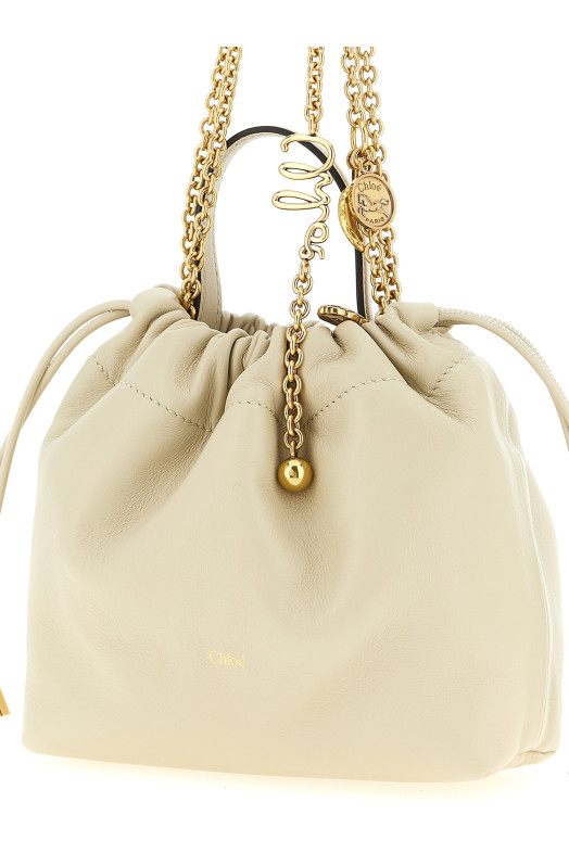 Міні-сумка через плече «Chloé Icons» Бежева CH26SP126R1220S