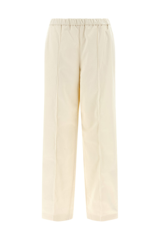 Штани з габардину Бежеві FABIANA FILIPPI PAD266F322L7840145