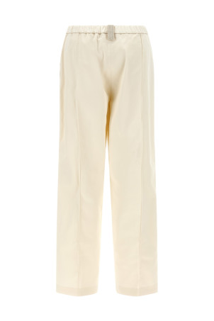 Штани з габардину Бежеві FABIANA FILIPPI PAD266F322L7840145