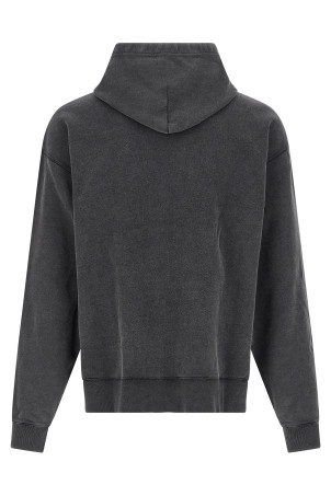 'Washed Crayon Loop' hoodie Black-grey