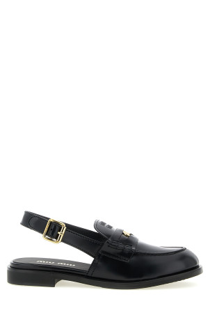 'Penny Loafers' sabots Black