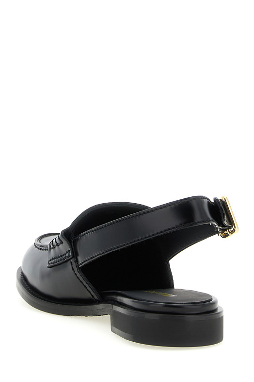 'Penny Loafers' sabots Black