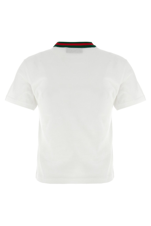 Футболка Web White GUCCI 819551XJHJA9692