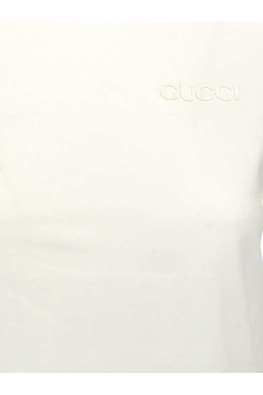Футболка Web White GUCCI 819551XJHJA9692