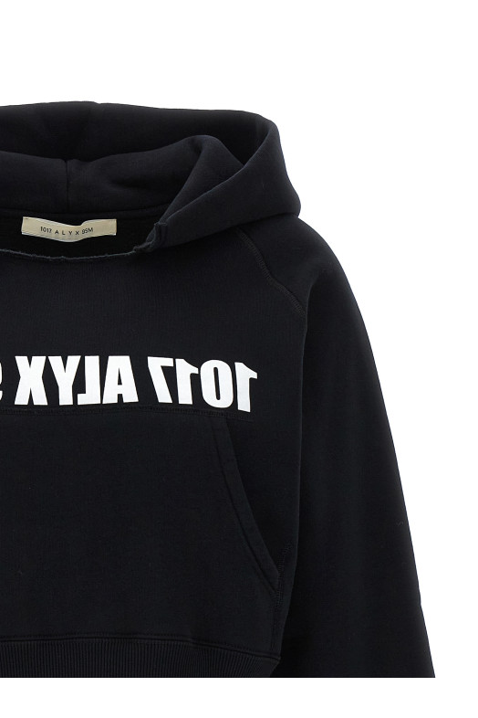 Logo print hoodie White/Black Logo print hoodie White/Black