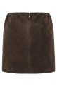 Suede skirt Brown