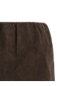 Suede skirt Brown