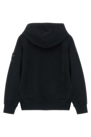 Худі з логотипом Чорний STONE ISLAND JUNIOR L1S166100014S0040V0029