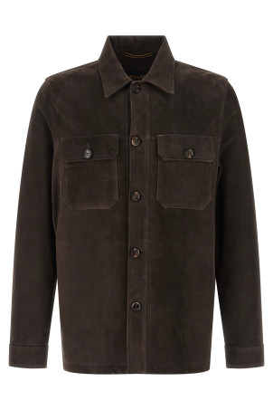 'Klaus' overshirt Brown
