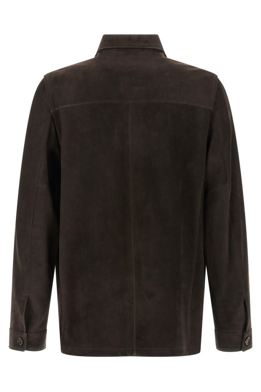 'Klaus' overshirt Brown