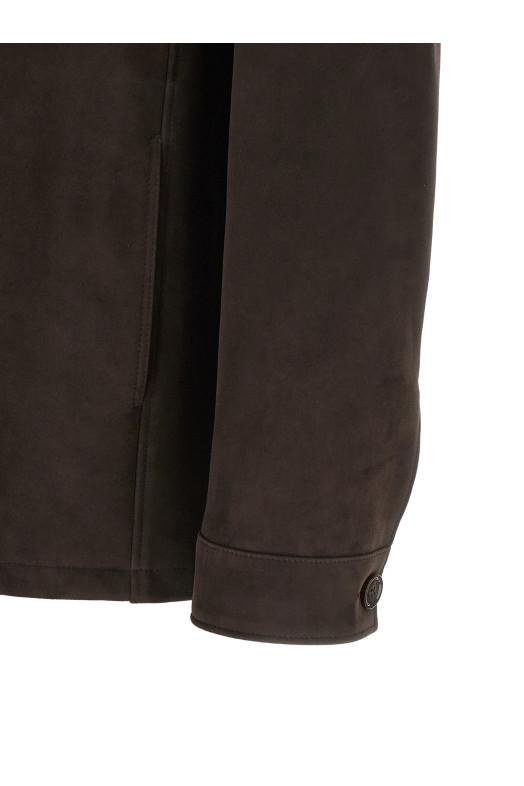 'Klaus' overshirt Brown