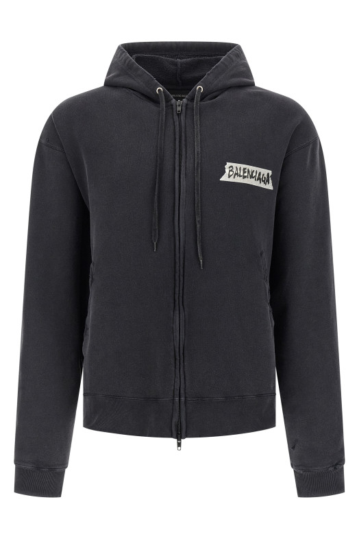 Худи с капюшоном «Masking Tape» Черный 850338TTVL71041