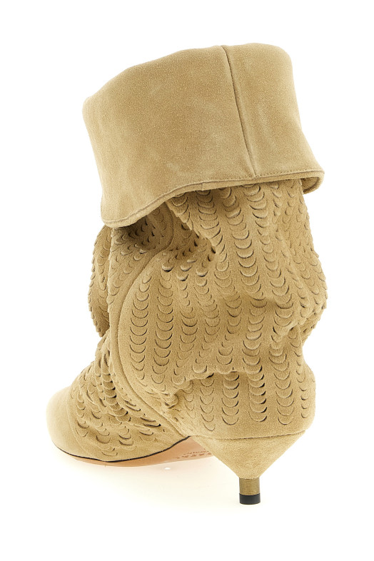 'Edrik' ankle boots Beige