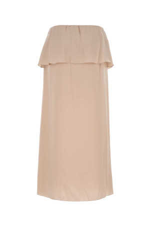 Pastel pink satin skirt CHLOE (CH26SJU02008)