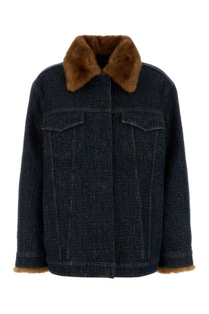 Denim padded jacket FENDI (FLF849AW82)