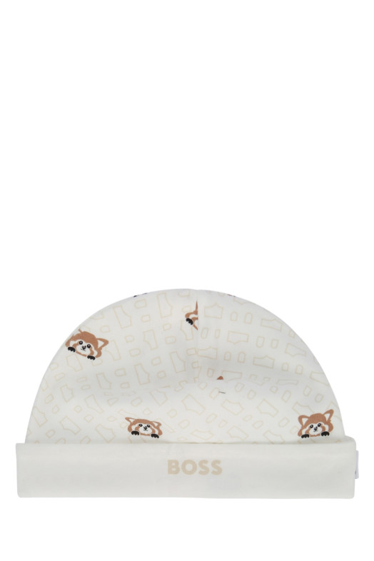 ENS.BODY+BAVOIR+BONNET White BOSS KIDS (J51035)