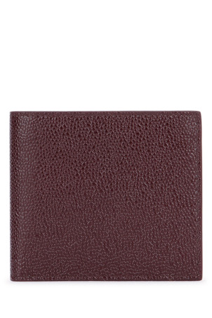 BILLFOLD IN PEBBLE LUCIDO LEATHER THOM BROWNE (MAW023L03542)