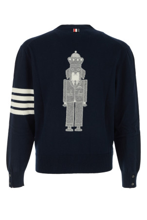 HOLIDAY HECTORNUTCRACKERJERSEY INTARSI Чорний THOM BROWNE (MKC567AY1029)