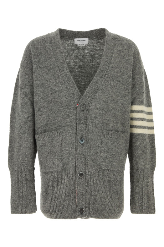 ДЖЕРСИ СТИТЧ, ПЕРЕБОЛЬШЕННЫЙ КРОЙ, ВЫРЕЗ В ВИДЕ ПЕРИЛА, CAR THOM BROWNE (MKC572AY1047)