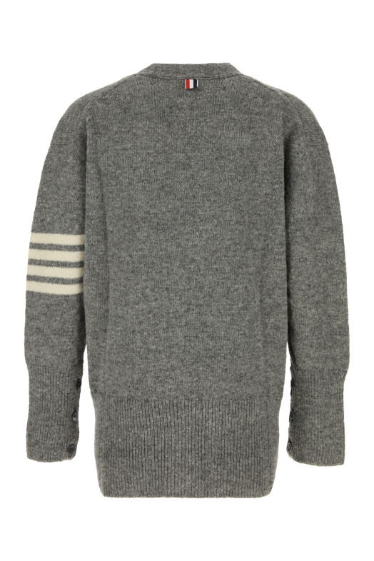 ДЖЕРСИ СТИТЧ, ПЕРЕБОЛЬШЕННЫЙ КРОЙ, ВЫРЕЗ В ВИДЕ ПЕРИЛА, CAR THOM BROWNE (MKC572AY1047)