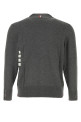 JERSEY STITCHRELAXED FIT VNECK CARDIGA THOM BROWNE (MKC581AY3043)