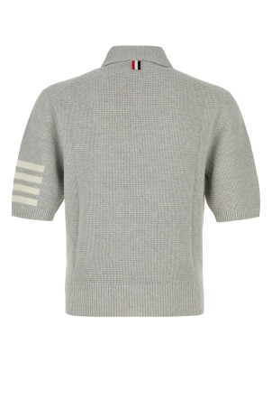 TEXTURED STITCHRELAXED FIT SSPOLO IN L THOM BROWNE (MKP125AY6011)