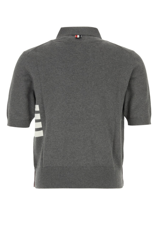 JERSEY STITCHRELAXED FIT SSPOLO IN COT THOM BROWNE (MKP135AY3043)