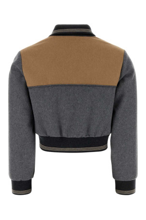 Two-tone velour jacket MIU MIU (ML1413SOOO18ZM)