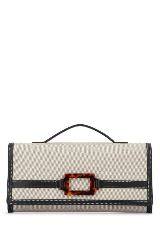 BELLE VIVIER TURTLE BUCKLE CLUTCH ROGER VIVIER (RBWAORC2200UER)