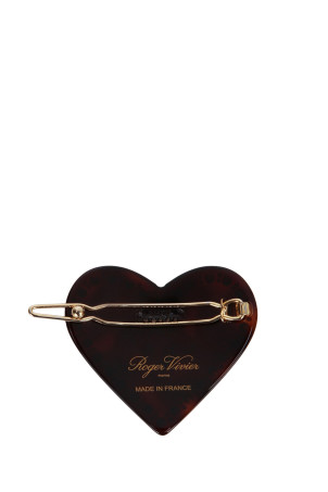 HEART STRASS HAIR CLIP ROGER VIVIER (REWAC940200AGK)