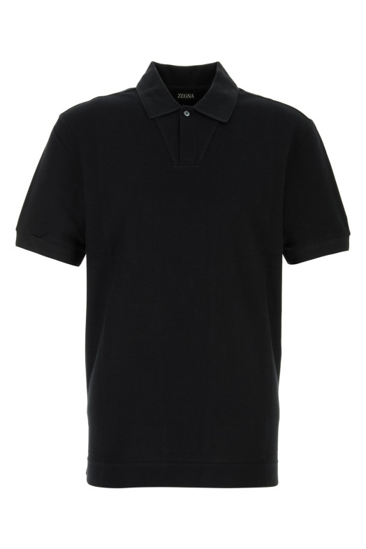 ПОЛО З КОРОТКИМ РУКАВОМ Чорне ZEGNA (RUF325A9F704)