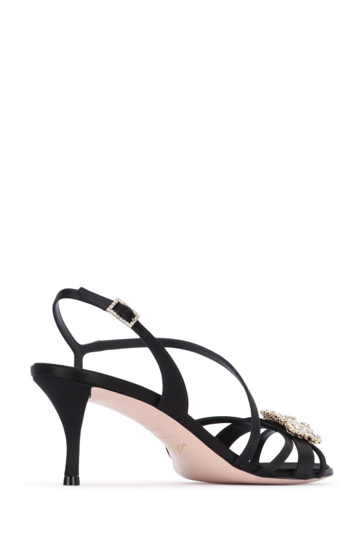 MINI FLOWER STRASS SANDAL 65 BLUE ROGER VIVIER (RVW80844460RS0)