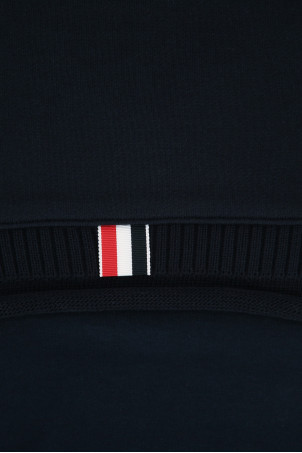 SCARF W/ ENGINEERED 4 BAR IN SOLID CLASS Black THOM BROWNE (UJH002A03037)