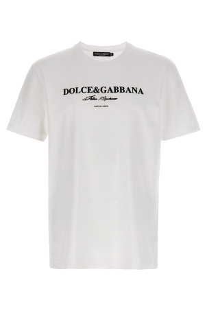 Flock print t-shirt Black-grey